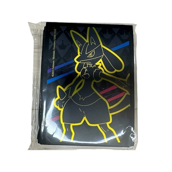 Pokemon Crown Zenith Lucario Card Sleeves - Picture 1 of 2